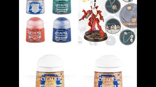 New GWCitadel Paints and Bases review [upl. by Neelehtak]