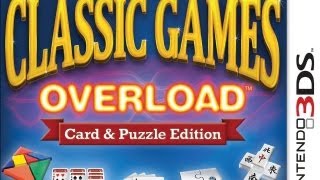 CGR Undertow  CLASSIC GAMES OVERLOAD CARD amp PUZZLE EDITION review for Nintendo 3DS [upl. by Eltsirhc]