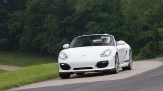 2011 Porsche Boxster Spyder  Feel The Speed  CAR and DRIVER [upl. by Fara]