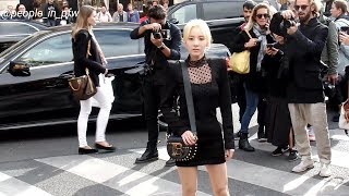 Dara 다라  Sandara Park 박산다라  Balmain SS20 fashion show in Paris  27092019 [upl. by Rawdin]