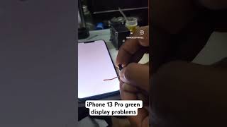 iPhone 13 Pro amppromax green display solutionmobileaccessoriesapple mobilerepairmobilerepairing [upl. by Asimaj289]