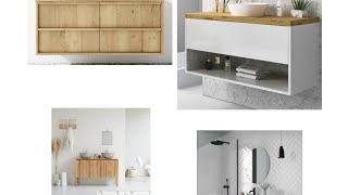 MUEBLES DE BAÑO EN MADERA MODERNOS Y EN TENDENCIA [upl. by Alleira]