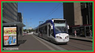 RandstadRail HTM Tram 9 naar Den Haag Centraal met Alstom RegioCitadis [upl. by Asilram]