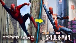 Recreating scenes in SpiderMan PS4 from The Amazing SpiderMan 2 [upl. by Anaimad]