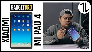 Gadget Bro  Xiaomi Mi Pad 4  Review  GIVEAWAY [upl. by Nahgaem]