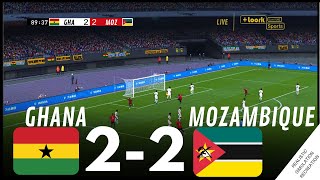 AFCON2023 Ghana 22 Mozambique  HIGHLIGHTS • Simulation amp Recreation from Video Game [upl. by Gensmer]