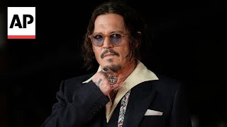 Johnny Depp presented with Lifetime Achievement award at Rome Film Festival [upl. by Ardet]