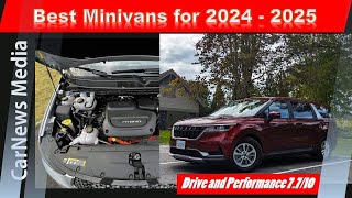 Best Minivans for 2024 and 2025 Overview [upl. by Rooney870]