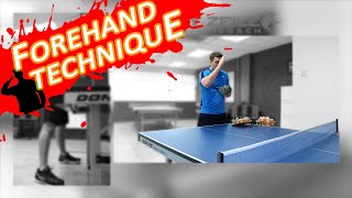 How To Play amp Learn FOREHAND DRIVE Technique in TABLE TENNIS  PING PONG Beginner Training Tutorial [upl. by Krishnah]