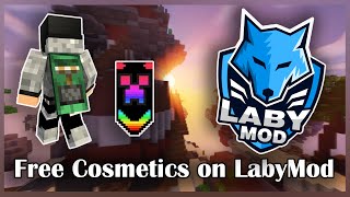 How To Get Free Cosmetics On LabyMod 2021। CosmeticsMod । Free Capes। OrangeSlice [upl. by Eednam271]