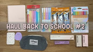 HAUL BACK TO SCHOOL 2023 2 🌷🍡🤍 cancelleria e trucchi SHEGLAM 💄 [upl. by Olegnalehcim]