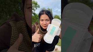 Sanitary pads is the best for use in forest lifehacks camping [upl. by Romie]