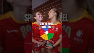 🤣 Handball Players Challenge 🎰 handball håndbold ehfeuro204 [upl. by Ahsier]