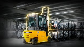 Jungheinrich electric forklifts Energy to move forward [upl. by Aliuqat181]