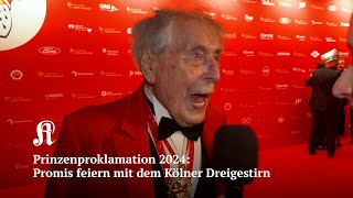 Prinzenproklamation 2024 Promis feiern mit dem Kölner Dreigestirn [upl. by Gilli]