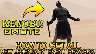 How To Get All New Legendary Rewards Emotes Voice Lines and Victory Poses  Battlefront 2 [upl. by Masha967]