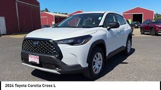 2024 Toyota Corolla Cross New Wind Chill Pearl Gray NEWPORT OREGON PREOWNED TOYOTA NEW Corolla Cro [upl. by Acireit827]