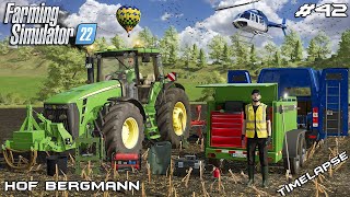 JOHN DEERE 8230 BROKE DOWN WHILE PLOWING FIELD  Hof Bergmann  Farming Simulator 22  Episode 42 [upl. by Peirsen779]