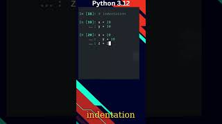 Python 312  full course  indentation [upl. by Gean]