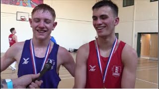 Birtley Boys Shaun Huddart and Jack Dryden on WINNING the Northern Area ABA Final [upl. by Keith]