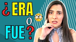 ERA vs FUE – IMPERFECTO o PRETÉRITO o INDEFINIDO del verbo SER en PASADO  SPANISH PAST TENSE [upl. by Yauq]