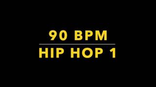 90 BPM Hip Hop 1  Drum Track [upl. by Akkinahs60]