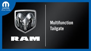 Multifunction Tailgate  How To  2024 Ram 1500 DT [upl. by Kcor]