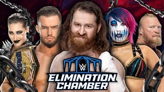 WWE Elimination Chamber 2023 Predictions [upl. by Tillfourd255]