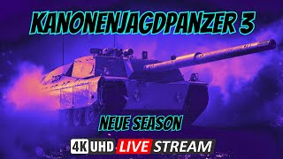 WOT Console  NEUE SEASON  Kanonenjagdpanzer 3 im LIVE Test [upl. by Bouchard375]