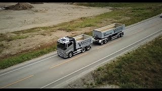 Vebostad Transport  Norwegian roadtrain  Volvo FH16 750  60 tons  HD [upl. by Blakeley725]