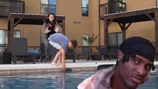 ReggieCuhh Reacting To quotBabysitter DROWNS KID in Pool Leaves HIM For Deadquot [upl. by Nigrom257]