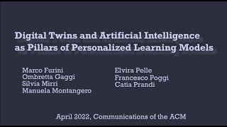 April 2022 CACM Digital Twins and Artificial Intelligence [upl. by Anaiv]