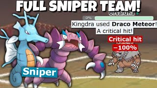 FULL SNIPER ABILITY TEAM DESTROYS POKEMON SCARLET AND VIOLET [upl. by Adnofal]