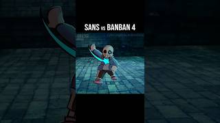 SANS vs GARTEN of BANBAN 4 Kittysarus Fight 2 [upl. by Lebanna]