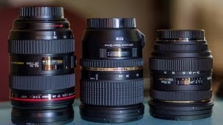 Canon vs Tamron VC vs Sigma 2470mm 28 Comparison Review [upl. by Lynelle]