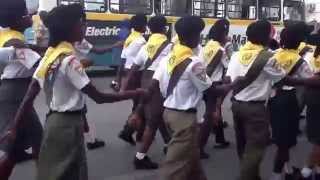 Barbados Pathfinder Band  46th Independence Parade  We are Marching [upl. by Noirad]