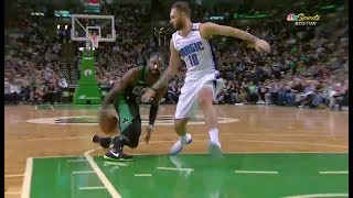 Kyrie Irving ankle breaks Evan Fournier amp lays in  Magic vs Celtics  Nov 24 2017 [upl. by Kciv]