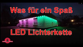 Da werden sich die Nachbarn freuen Eufy Permanent Outdoor LED Lichterkette E120 Richtig gut [upl. by Eseuqcaj]