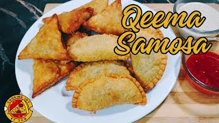 Beef Qeema Samosa  D Shape Samosa Recipe  Chinese Samosa [upl. by Erickson]