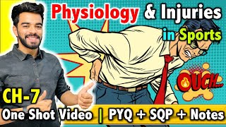 Physiology and Injuries in Sports  CH  7  CBSE Class 12th 2024 🔥 [upl. by Anelehs]