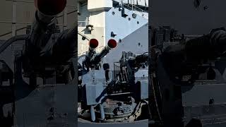 40MM Anticraft Guns aboard the USS North Carolinavery impressive ww2 battleship history [upl. by Renato538]