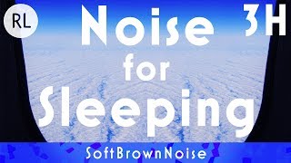 Noise for Sleeping 3Hours SoftBrownNoise [upl. by Jer]