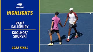 RamSalisbury vs KoolhofSkupski Highlights  2022 US Open Final [upl. by Sink]