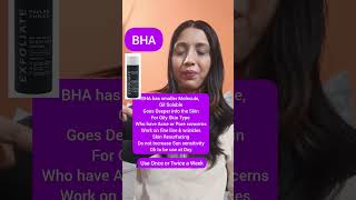 What are AHA amp BHA in Skin care   Which one is right for You  youtubeshorts [upl. by Humfrey]