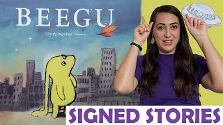 Beegu by Alexis Deacon  Signed Stories  British Sign Language  BSL  SSE  Read Aloud [upl. by Yelik]