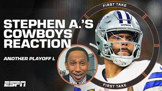 I set it up BEAUTIFULLY 🤩 Stephen A REACTS to the Cowboys losing 4832 to the Packers  First Take [upl. by Netsirhc465]