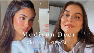 MADISON BEER inspired makeup look  Chit Chat GRWM [upl. by Noitsuj]