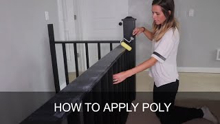 How to Apply Polycrylic and Polyurethane Like a PRO [upl. by Pears217]