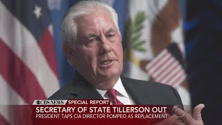 Trumps Ousts Rex Tillerson As Secretary Of State [upl. by Leamsi]