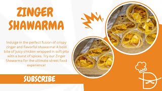 Zinger Shawarma Recipe  Homemade Shawarma Bread  Tandoori Mayo Sauce  By Deejas Recipes [upl. by Thurlow]